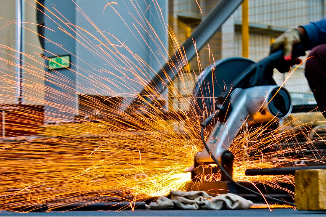 Metal fabrication on the shop floor